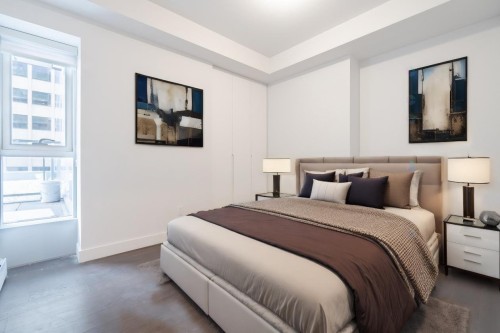 Chambre à coucher - 506-1500 Boul. René-Lévesque O., Montréal (Ville-Marie), QC - Indoor Photo Showing Bedroom