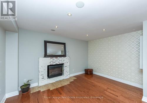 Upper Level - 3162 Folkway Drive, Mississauga, ON - Indoor Photo Showing Living Room With Fireplace