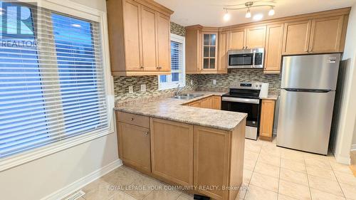 Main Floor - 50 Smith Street, Bradford West Gwillimbury, ON - Indoor Photo Showing Kitchen With Double Sink