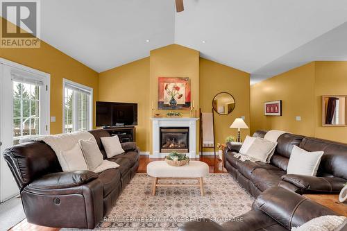61 Conner Drive, Gananoque, ON - Indoor Photo Showing Living Room With Fireplace