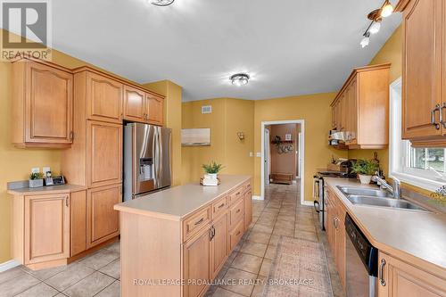 61 Conner Drive, Gananoque, ON - Indoor Photo Showing Kitchen With Double Sink