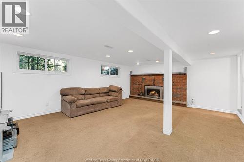 1005 Bouffard, Lasalle, ON - Indoor With Fireplace