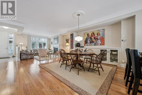 Dining Area with Custom Built-Ins Enhance Function - 26 - 2369 Ontario Street, Oakville, ON - Indoor