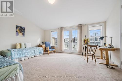 Third Well-Sized Bedroom w/Walkout to a Balcony - 26 - 2369 Ontario Street, Oakville, ON - Indoor Photo Showing Bedroom