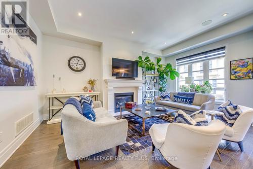 221 Hanover Street, Oakville, ON - Indoor Photo Showing Living Room With Fireplace