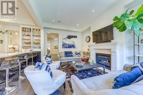 221 Hanover Street, Oakville, ON - Indoor Photo Showing Living Room With Fireplace