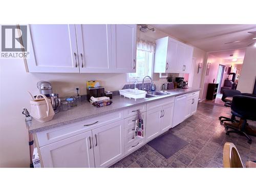 264 Long Lake Road, Greenwood, BC - Indoor Photo Showing Kitchen With Double Sink