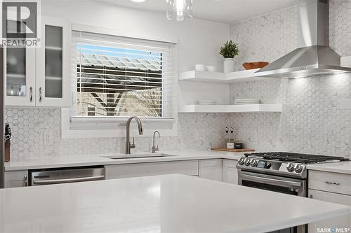 4 Barnes Crescent, Humboldt, SK - Indoor Photo Showing Kitchen With Upgraded Kitchen