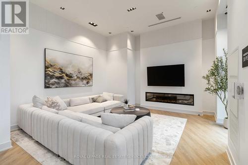 1109 - 2088 James Street, Burlington, ON - Indoor Photo Showing Living Room With Fireplace