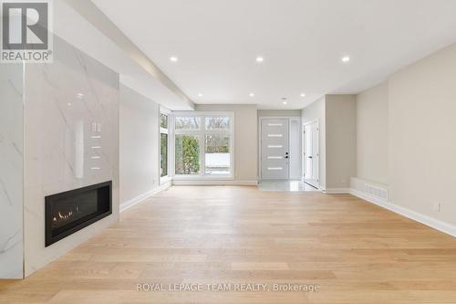 845 Melfa Crescent, Ottawa, ON - Indoor With Fireplace
