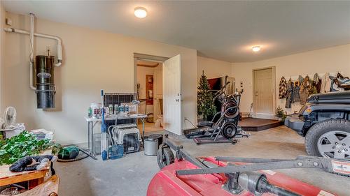384 Kyro Road, Lumby, BC - Indoor Photo Showing Garage