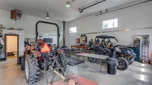 384 Kyro Road, Lumby, BC - Indoor Photo Showing Garage