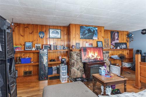 2017 Catt Avenue, Lumby, BC - Indoor With Fireplace