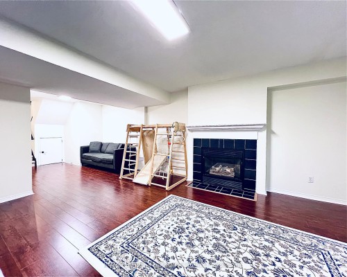 32B-1084 Queen Street W, Mississauga, ON - Indoor Photo Showing Living Room With Fireplace