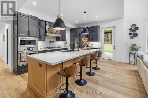 1025 Davis Drive, Gravenhurst, ON - Indoor Photo Showing Kitchen With Upgraded Kitchen