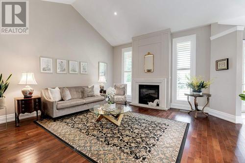 2462 No 2 Side Road, Burlington, ON - Indoor Photo Showing Living Room With Fireplace