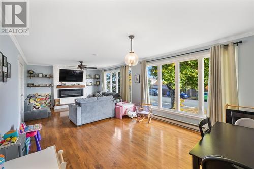 6 Wellington Crescent, Mt. Pearl, NL - Indoor Photo Showing Living Room With Fireplace