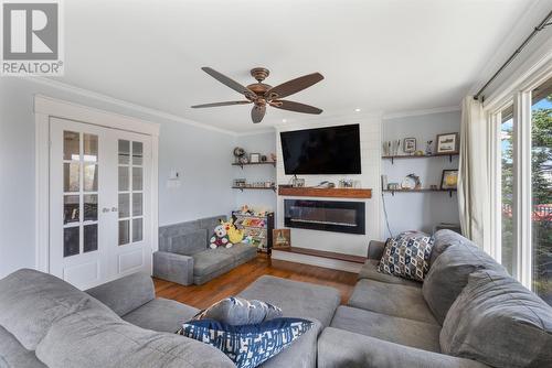 6 Wellington Crescent, Mt. Pearl, NL - Indoor Photo Showing Living Room With Fireplace