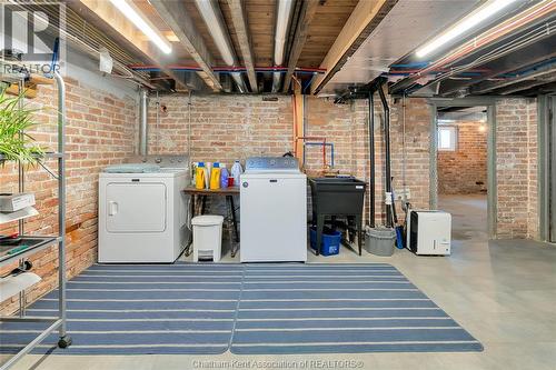 7931 Grande River Line, Chatham-Kent, ON - Indoor Photo Showing Basement