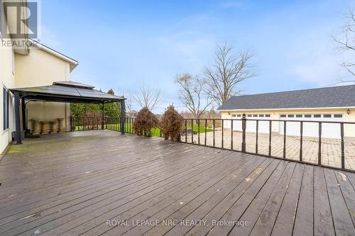 Large deck - 14554 Niagara River Parkway, Niagara-On-The-Lake (Queenston), ON - Outdoor With Deck Patio Veranda