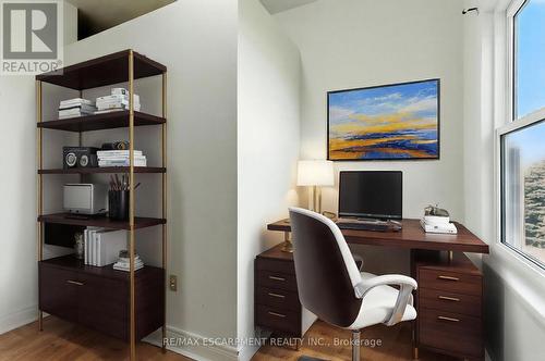 Virtually Staged - 22 Worsley Road, Hamilton, ON - Indoor Photo Showing Office