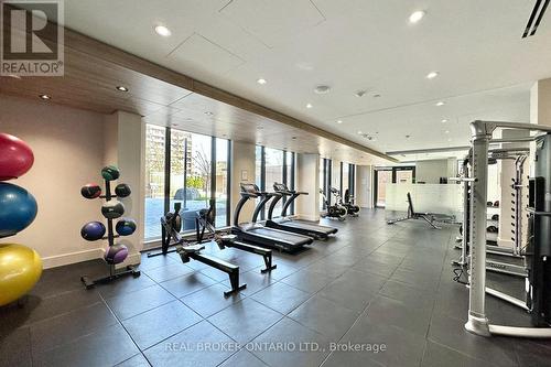 Gym - 518 - 21 Park Street E, Mississauga, ON - Indoor Photo Showing Gym Room