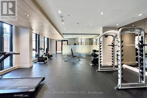 Gym - 518 - 21 Park Street E, Mississauga, ON - Indoor Photo Showing Gym Room