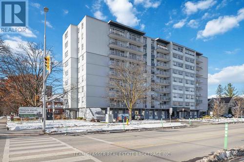 610 - 396 Queens Avenue, London East (East F), ON - Outdoor With Facade