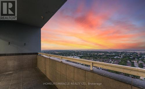 2605 - 18 Knightsbridge Road, Brampton, ON - Outdoor With Balcony With View