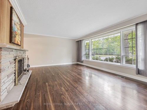 1447 Merrow Road, Mississauga, ON - Indoor With Fireplace