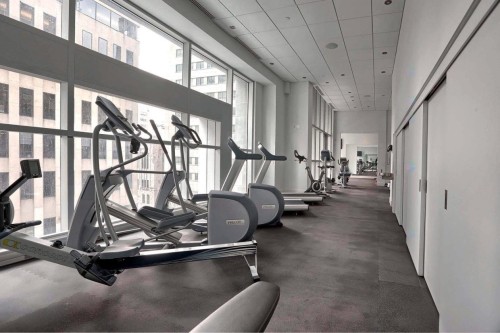 Salle d'exercice - 905-1225 Boul. Robert-Bourassa, Montréal (Ville-Marie), QC - Indoor Photo Showing Gym Room