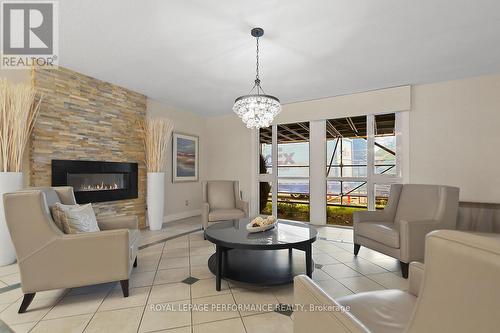1702 - 1025 Richmond Road, Ottawa, ON - Indoor With Fireplace