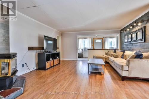 366 Irene Drive, Georgina, ON - Indoor Photo Showing Living Room With Fireplace