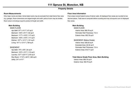 111 Spruce, Moncton, NB 