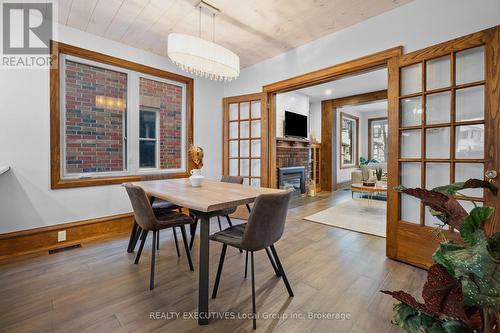 537 Copeland Street, North Bay (Central), ON - Indoor Photo Showing Dining Room With Fireplace