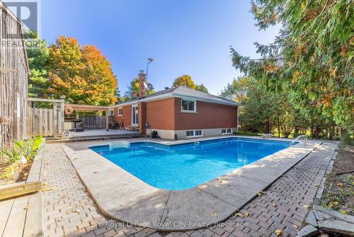8268 Wellington Road 124, Guelph/Eramosa, ON - Outdoor With In Ground Pool With Deck Patio Veranda With Backyard With Exterior