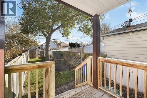1044 Elm Avenue, Windsor, ON - Outdoor With Deck Patio Veranda With Exterior