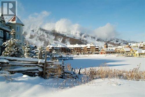 Blue Mountain winter - 307 - 220 Gord Canning Drive, Blue Mountains, ON - Outdoor With View