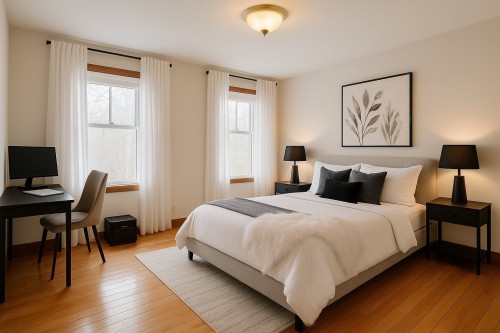 Chambre à coucher - 29 Ch. Des Mésanges, Sainte-Anne-Des-Lacs, QC - Indoor Photo Showing Bedroom
