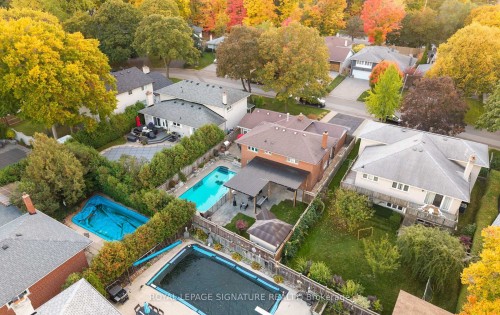 16 Kingsborough Crescent, Toronto, ON - Outdoor With In Ground Pool With View