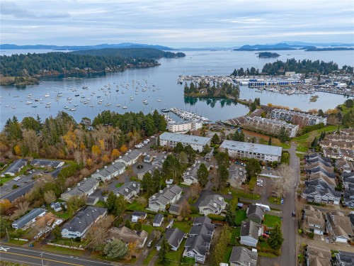 307-2050 White Birch Rd, Sidney, BC - Outdoor With Body Of Water With View