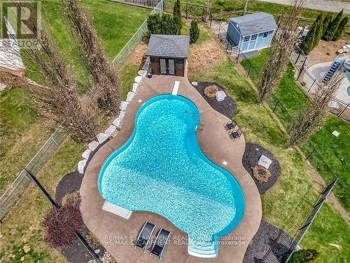 349 Valridge Drive, Hamilton, ON - Outdoor With In Ground Pool