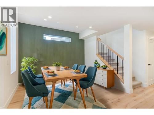 Virtually staged with fun design ideas - 857 Kinnear Court, Kelowna, BC - Indoor