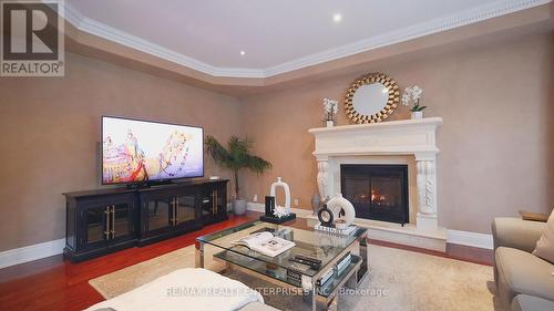 683 Canyon Street, Mississauga, ON - Indoor Photo Showing Living Room With Fireplace