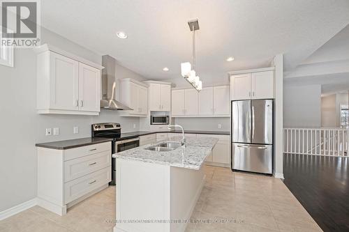2205 Jack Nash Drive, London South (South A), ON - Indoor Photo Showing Kitchen With Double Sink With Upgraded Kitchen