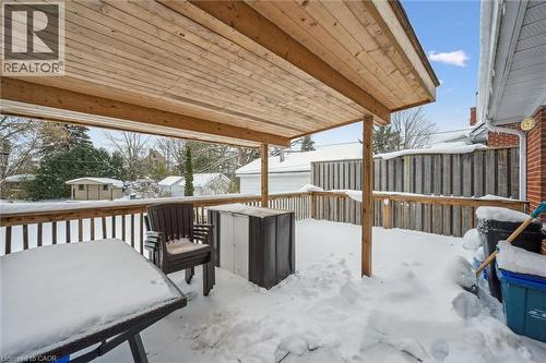 45 Woodland Avenue, Kitchener, ON - Outdoor With Deck Patio Veranda With Exterior