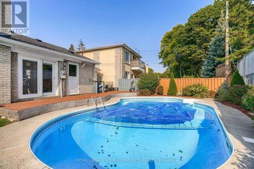 1 Yewfield Crescent, Toronto, ON - Outdoor With In Ground Pool With Backyard