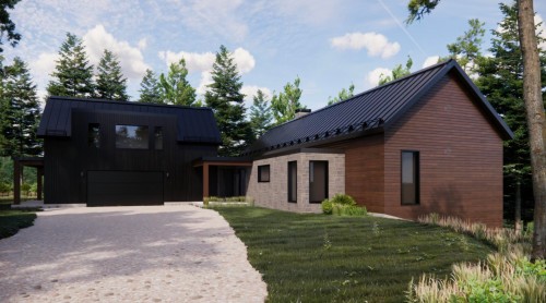 Façade - Ch. Du Domaine-Forget, Saint-Donat, QC 
