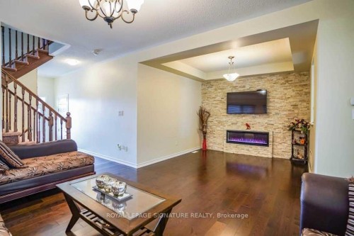 171 Buick Boulevard, Brampton, ON - Indoor Photo Showing Living Room With Fireplace