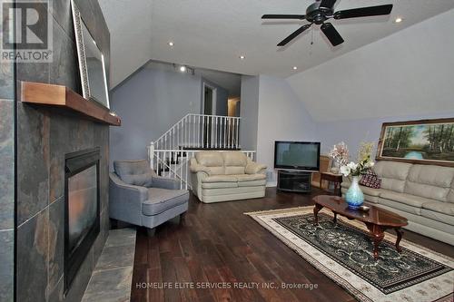 58 Hearne Crescent, Ajax, ON - Indoor Photo Showing Living Room With Fireplace